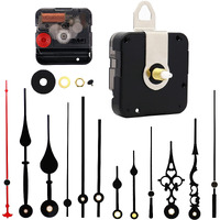 Tikround Youngtown Movement For Clock Repair Replacement 17Mm (43/64 Inch) Shaft Length 9.5Mm (3/8 Inch) Thread Length.(White Shaft)