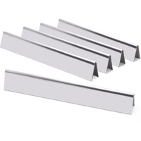 Hiorucet 24.5 Inch Weber 7540 Flavorizer Bars For Weber Genesis 300 Series E310 E320 S310 S320 With Side- Control  Grill Parts  5 Pack Stainless Steel Flavorizer Bars