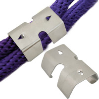 Glrovazas Double Rope Clamp 12 Pcs Metal Clips Rope Horse Lead Ropes Metal Clips For Rope Heavy Duty Double Rope Clamps Zinc Alloy Wire Rope