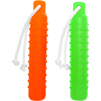 Aticnech Dog Water Toy - Interactive Fetch Dog Toys Float On Water Pool For Training Retrieving Chasing Bumper Outdoor - 2 Pack Dog Toys With Rope For Small Medium Large Dog