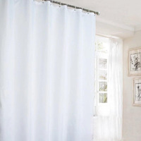 Ufaitheart 36"" Width X 78"" Height Shower Curtain Extra Long Curtains  Waterproof Shower Stall Shower Curtain Fabric  Pure White