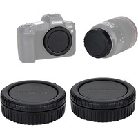 (2 Pack) Jjc Eos Rf Mount Body Cap  Rf Mount Rear Lens Cover Cap  Camera Sensor Protective Body Cap  Compatible With Canon Eos R Mirrorless Camera Eos R Rp Ra R3 R5 R6 R7 R10