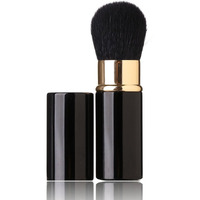 Retractable Makeup Brush - Goat Hairs - Portable Face Loose Powder Foundation  Mini Blush Brush Beauty Cosmetic Tool