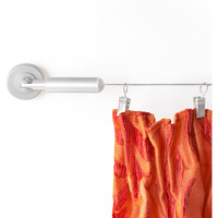 Wire Curtain Hanging System - 16Ft Stainless Steel Room Divider Rod | Willow & Eva