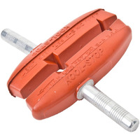 Kool Stop Cantilever Thinline  Cantilever Brake Pads  Non-Threaded Posts  Salmon  Red  Pair