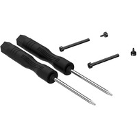 Lijinlan Compatible With Amazfit T-Rex/T-Rex Pro Screw Rod Accessory  2Pcs Stainless Steel Link Bar Replacement Screws With 2Pcs Screwdrivers Removal Tool For Amazfit T Rex Accessory (Black)
