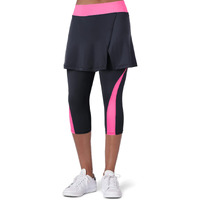Anivivo Women Yoga Legging Skirts With Pockets Tight Skirted Pants For Tennnis Clothing Skorts(Pink M)