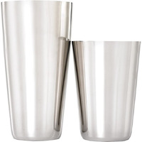 Barfly Superfly Tin Set Cocktail Shaker  (18 Oz And 28 Oz)  Heavyweight Stainless  (M37161)