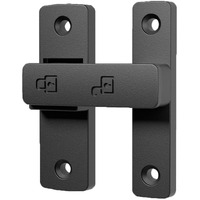 Heavy-Duty Flip Latch Lock 90/180 Degree Sliding/Swinging Door Lock Latch Bolt For Gate Barn Garage Garden Fence Shed Window Cabinet (Black  180 Degree)