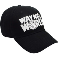 Aiugko Wayne's Hat Adjustable Unisex Embroidered Trucker Baseball Cap Black