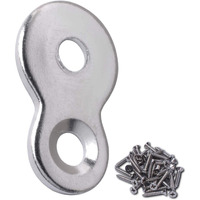 Desktop Fasteners Figure 8 With Screws Heavy Duty 12 Gauge Steel Table Top Connector Desk Top Fasteners Clip (Pack Of 20)