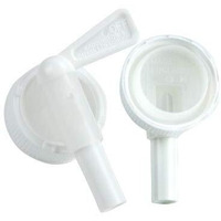 38Mm Quick Serve Tap For Bottles  Containers & Hedpaks | White | 3 Pack