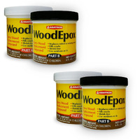 Abatron 2 Kit Woodepox Epoxy Wood Replacement Compound  12 Oz Kit  Part A & B