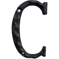 House Letter  5 Inch High Cast Iron Home Address Letter  Perfect Matching The 5.5 Inch Cast Iron House Numbers (C)