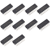 Bridgold 10Pcs Sn74Ahct125N Sn74 Quadruple Bus Buffer Gates With 3-State Outputs Ic Dip-14.