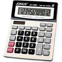 Calculator  Standard Function Desktop Calculator With 12-Digit Large Lcd Display And Big Sensitive Computer Keys  Solar Battery Dual Power Calculator Easy To Use Basic Calculator