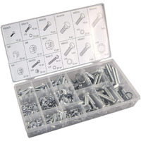240 Pc Piece Mm Metric Size Nut And Bolt Screw Assortment Hardware Kit