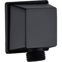 Square Wall Elbow For Hand Held Shower  Matte Black