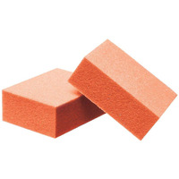 Forpro Professional Collection Mini Buffing Block  Orange  100/180 Grit  1000-Count