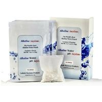 Alkaline Anytime Worlds Best Water Filter Pouch For Alkaline Water- Mobile Filtration System For Pitcher  Cup  Bottle  Jug  Any Container -High Ph 9.5+ Ionized Electrolytes-Long-Life 60 Gallons-