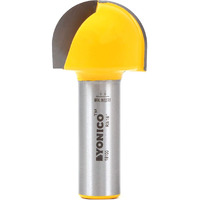 Yonico 19100 1-1/8-Inch Diameter Core Box Router Bit 1/2-Inch Shank