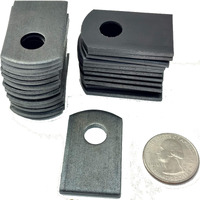 D Max Steel Weld Bracket  1 "" W X 1.5 "" H  3/8 "" Hole  1/8 "" Thick  25 Pack