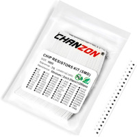 Chanzon 1200Pcs 0805 Smd Resistor Kit 0-10M O Ohm 60 Values (Each Value 20Pcs) 1/8W 0.125W 1% Tolerance Thick Film 0-10Mr Smt Chip Resistors Rohs Certificated
