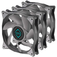 Iceberg Thermal Icegale Xtra 120Mm Pwm High Performance Case Fan ((3-Pack) Gray)