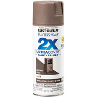 Rust-Oleum 249857-6Pk Painter 's Touch 2X Ultra Cover Spray Paint  12 Oz  Satin London Gray  6 Pack