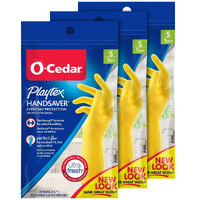 Playtex Handsaver Reuseable Rubber Cleaning Gloves (X-Large  3 Pairs)  Everyday Protection Reusable Household Gloves