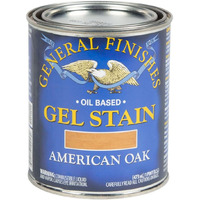 General Finishes Oil Base Gel Stain  1 Pint  American Oak
