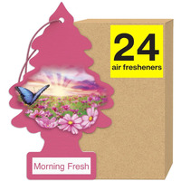Little Trees Air Fresheners Car Air Freshener. Hanging Tree Provides Long Lasting Scent For Auto Or Home. Morning Fresh  24 Air Fresheners