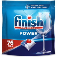 Finish Power Dishwasher Pod  No Pre-Rinse Dishwasher Detergent  Dishwasher Tabs For Deep Clean & Shine With Degreasing Power  76 Count