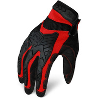 Ironclad Exo Motor Impact Glove; Work Gloves  Tpr Impact Protection  (1 Pair)  Exo2-Migr-04-L Black & Red
