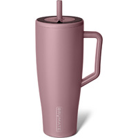 Brmate Era 40 Oz Tumbler With Handle And Straw | 100% Leakproof Insulated Tumbler With Lid And Straw | Made Of Stainless Steel | Cup Holder Friendly Base | 40Oz (Rose Taupe)