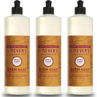 Mrs. Meyer's Clean Day Liquid Dish Soap  Biodegradable Formula  Limited Edition Apple Cider  16 Fl. Oz - Pack Of 3