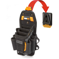 Toughbuilt - Technician 10 Pocket Pouch (Medium) - 14 Pockets & Loop  3 Adjustable Holster  6 Snug-Fit Screwdrivers  Accessories  Secure Multi-Tool Holder - (Tb-Ct-36-M10)
