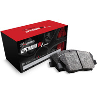 Front Or Rear Optimum Oep Series Brake Pad With Rubber Steel Rubber Shims