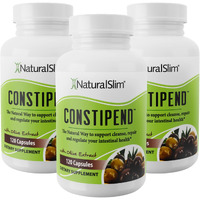Naturalslim Magnesium Oxide - Constipend For Constipation Relief  Colon Cleanser & Stool Softeners For Women & Men With Magnesium Citrate  Aspartate  & Olive Extract - 120 Vegetable Capsules 3 Pack