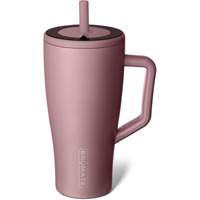 Brmate Era 30 Oz Tumbler With Handle And Straw | 100% Leakproof Insulated Tumbler With Lid And Straw | Made Of Stainless Steel | Cup Holder Friendly Base | 30Oz (Rose Taupe)