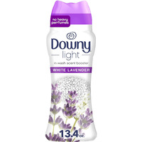 Downy Light Laundry Scent Booster Beads For Washer  White Lavender  13.4 Oz  With No Heavy Perfumes