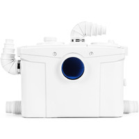 1000W Macerator Pump | Pcb Function | Toilet Pump Upflush To 39.4Ft/12 M 2800Gph Macerator Pump Toilet With 5 Water Inlets 2 Outlets For Basement  Laundry  Sink  Toilet/Pro