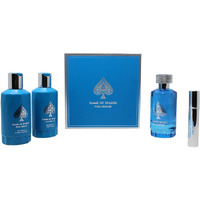 Jo Milano Game Of Spades Full-House 4Pcs (3.4Oz Parfum  6.8Oz Body Cleanser  6.8Oz Body Cream  0.27 Oz Refillable Atomizer) - Unisex Whole Body Skin Care Set