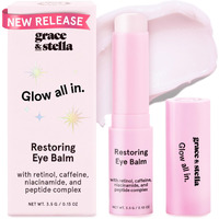 Grace & Stella Under Eye Brightener Balm Stick - Retinol & Caffeine Eye Cream With For Dark Circles  Puffiness  Wrinkles - Instantly Hydrate And Brighten Undereye Area - Vegan Skincare (0.13Oz / 3.5G)