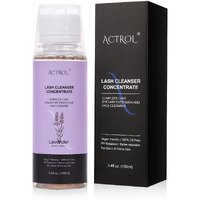Actrol Eyelash Shampoo Concentrate 100Ml Lash Extensions Cleanser Concentrate Lavender Foaming Shampoo Paraben & Sulfate Free Wash For Extensions Lashes With Salon Home Care-Makes 60Ml Bottles