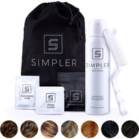 Simpler Hair Color For Men Kit For Full Gray Coverage - Dark Brown Hair Color - Safe  Simple  And Reusable Beard Color For Men