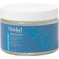 Ouidad Moisture Lock Extreme Hold Hair Gel - 11 Oz  Maximum Hold Hair Gel For Women & Men  Infused With Aloe  Flaxseed Oil & Black Castor Seed Oil  Hydrating Curly Hair Gel  All Curl Types