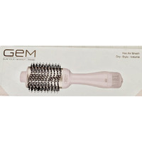 Gem Hot Air Styling Brush For Dry - Style - Volume For Dry Style Blow Dryer Brush  Baby Pink