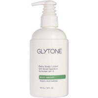 Glytone Daily Body Lotion Broad Spectrum Spf 15 With Glycolic Acid & Shea Butter  Retexturizing Moisturizer  Fragrance Free  12 Oz.