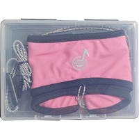 Mmuss Music Headbands With Ultra Thin Speakers For Women & Men  Non-Slip Premium Stretchy Head Bands For Washing Face Sport Sleep Yoga Travel Or Running.(Button Pink)